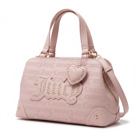 Juicy Couture Handbags - Juicy Couture Pink Embossed Satchel